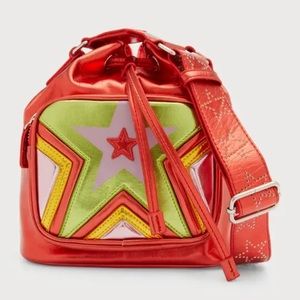 NWT Stella McCartney Kids Red Star-print Bag. Out of Stock.